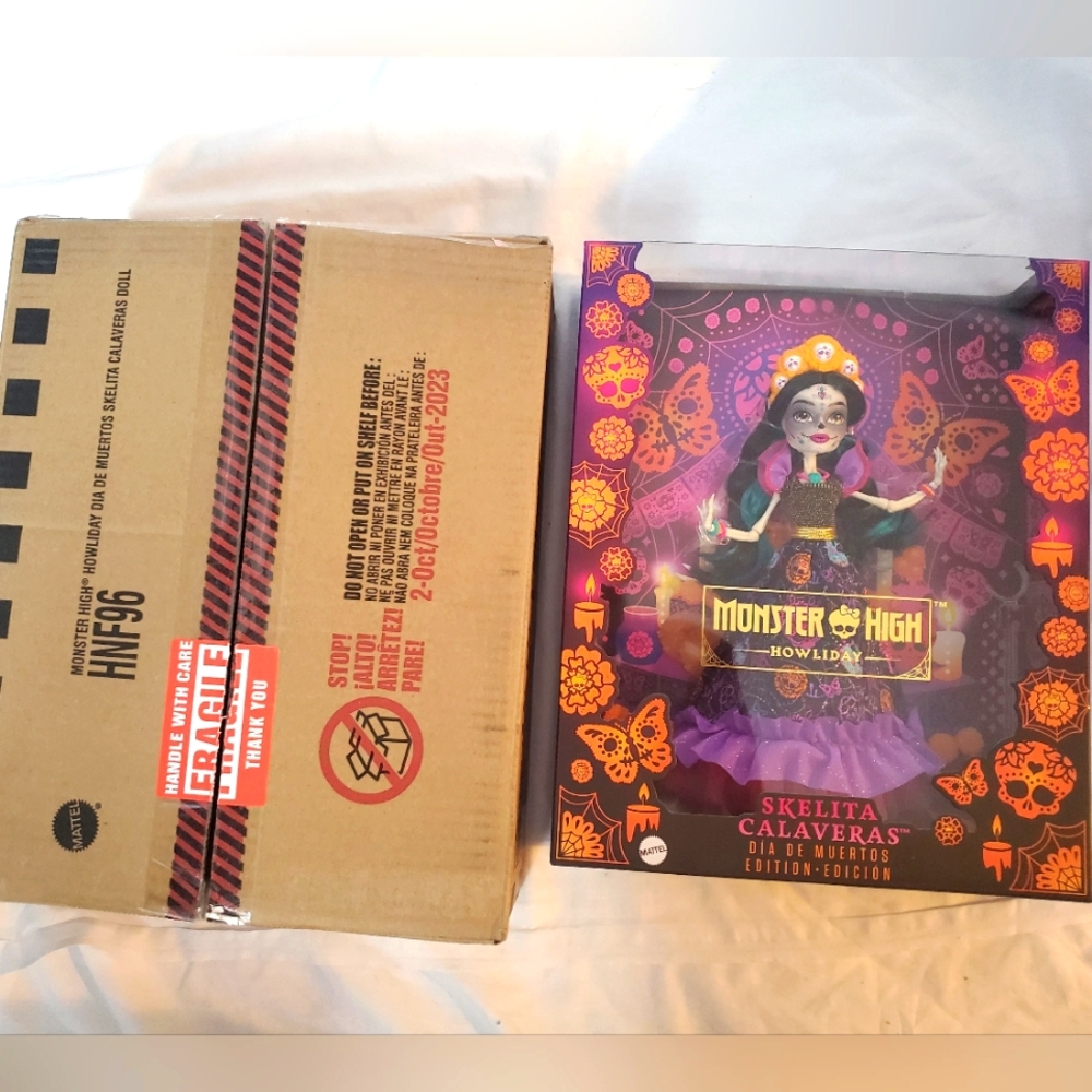 : Monster High Howliday Dia De Muertos Skelita Calaveras Edition HNF96 mattel